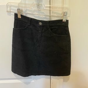 Brandy Melville corduroy mini skirt